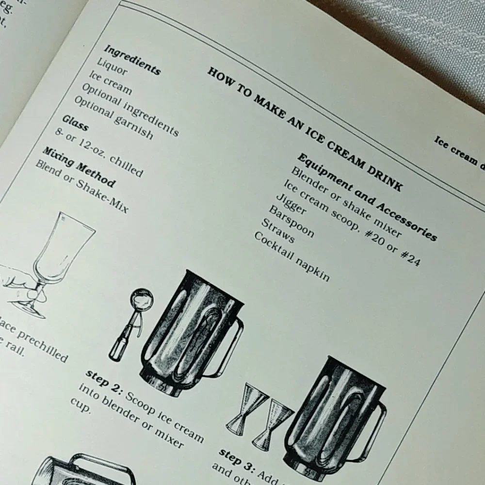 💜 The Bar & Beverage Hardback Book Basics of Profitable Management Vintage Book